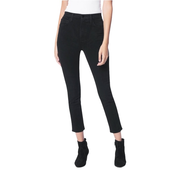 Joe's Jeans Denim - JOE'S JEANS Raine High Rise Slim Straight Vintage Stretch in Black Size 23